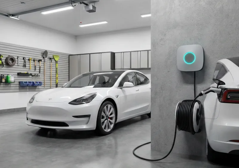 Instalación de cargador Wallbox para auto eléctrico en casa