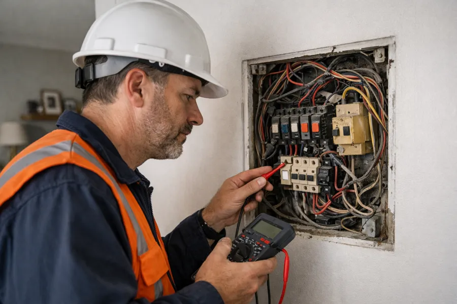 Riesgo eléctrico en el hogar